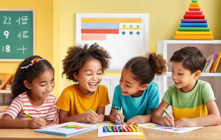 콩순이 애니메이션의 제작 목표 - **Prompt: Learning Through Play and Creativity**
"A cheerful and vibrant animated illustration f...